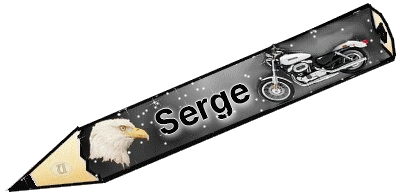 Crayon prénom Serge